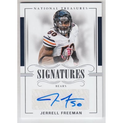 2017 Panini National Treasures Signatures #17 Jerrell Freeman/49