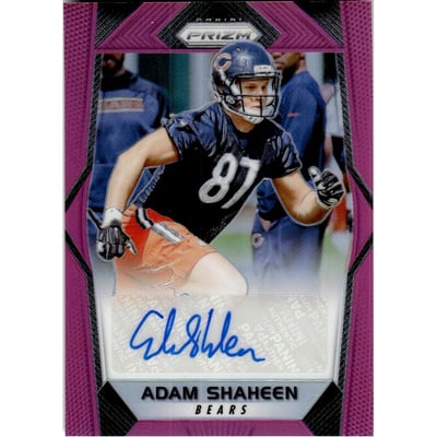 2017 Panini Prizm Rookie Autographs Prizms Pink #RAASH Adam Shaheen