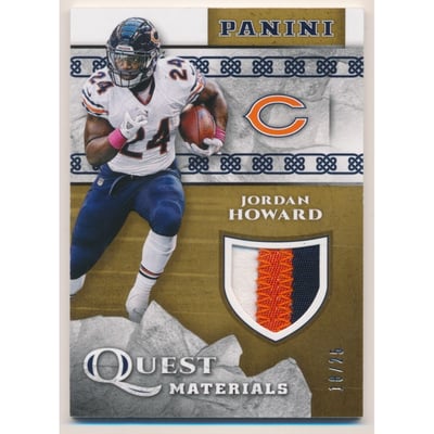 2017 Panini Quest Jerseys Prime #9 Jordan Howard