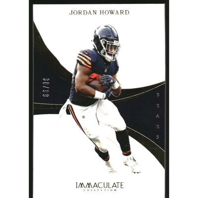 2018 Immaculate Collection #68 Jordan Howard