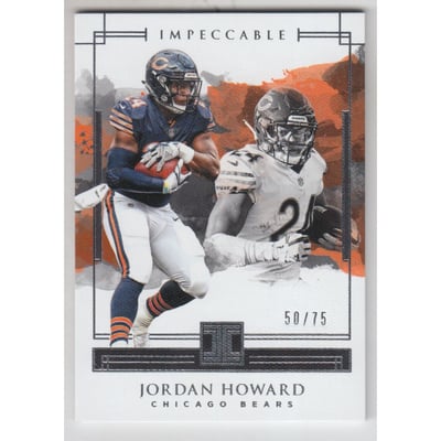 2018 Panini Impeccable #54 Jordan Howard
