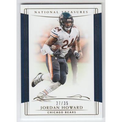 2018 Panini National Treasures Gold #18 Jordan Howard