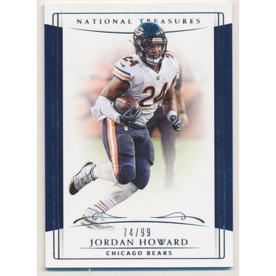 2018 Panini National Treasures #18 Jordan Howard