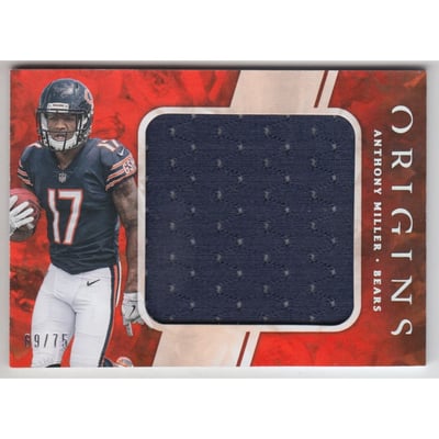 2018 Panini Origins Rookie Jumbo Jerseys Orange #RJJ27 Anthony Miller