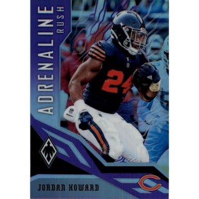 2018 Panini Phoenix Adrenaline Rush Purple #20 Jordan Howard