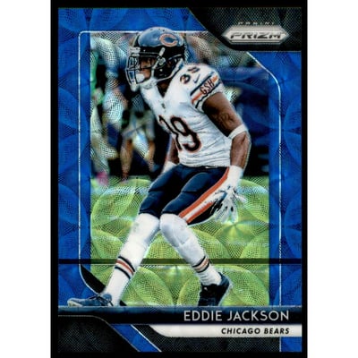 2018 Panini Prizm Prizms Blue Scope #167 Eddie Jackson