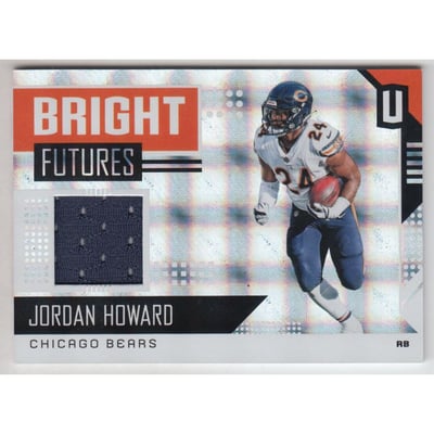 2018 Panini Unparalleled Bright Futures Memorabilia #8 Jordan Howard