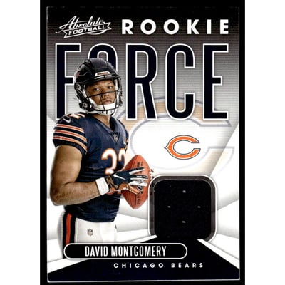 2019 Absolute Rookie Force Jerseys #6 David Montgomery