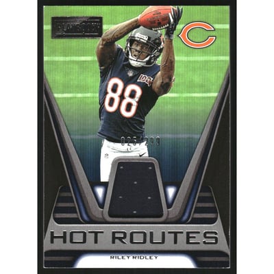 2019 Panini Playbook Hot Routes Jerseys #13 Riley Ridley/299