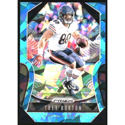 2019 Panini Prizm Prizms Blue Ice #102 Trey Burton