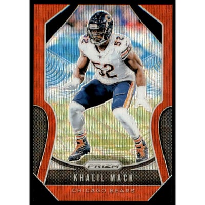 2019 Panini Prizm Prizms Red Wave #105 Khalil Mack