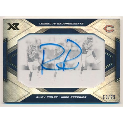 2019 Panini XR Luminous Endorsements #36 Riley Ridley/99