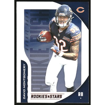 2019 Rookies and Stars Rookie Rush Orange #16 David Montgomery