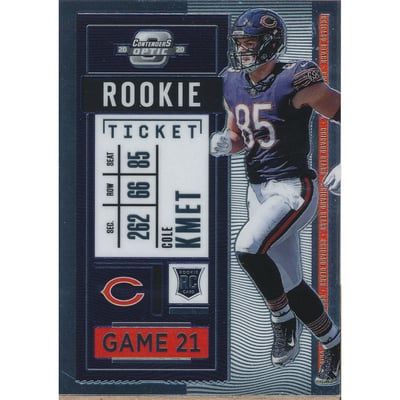 2020 Panini Contenders Optic #69 Cole Kmet RC