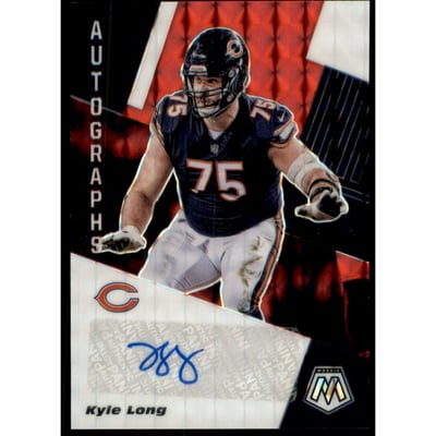 2020 Panini Mosaic Autographs Mosaic Choice Fusion Red #19 Kyle Long