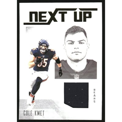 2020 Panini Playbook Next Up Jerseys #31 Cole Kmet