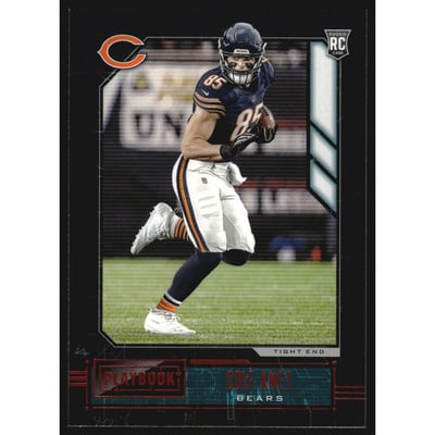 2020 Panini Playbook Orange #131 Cole Kmet