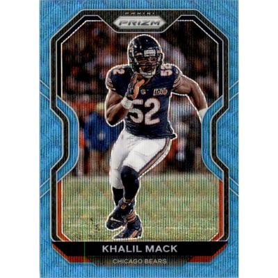 2020 Panini Prizm Prizms Blue Wave #191 Khalil Mack
