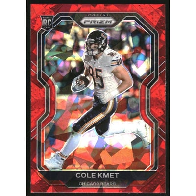 2020 Panini Prizm Prizms Red Ice #305 Cole Kmet