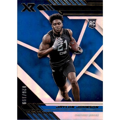 2020 Panini XR Blue #164 Jaylon Johnson