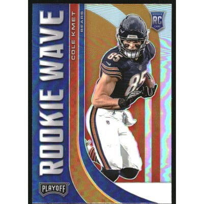 2020 Playoff Rookie Wave Silver #18 Cole Kmet