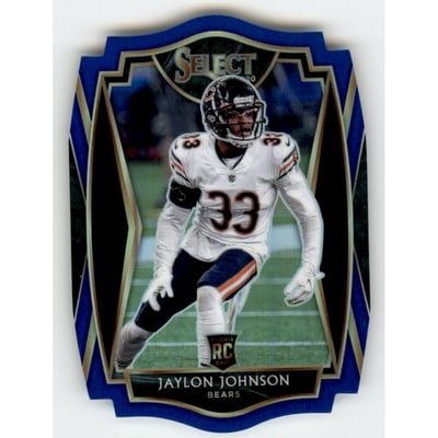 2020 Select Prizm Blue Die Cut #195 Jaylon Johnson