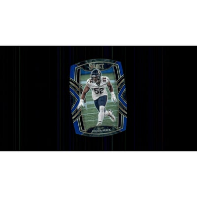 2020 Select Prizm Blue Die Cut #208 Khalil Mack