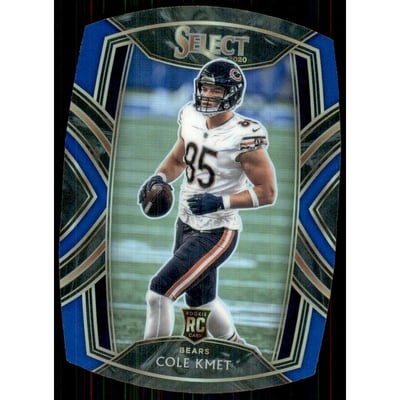 2020 Select Prizm Blue Die Cut #274 Cole Kmet