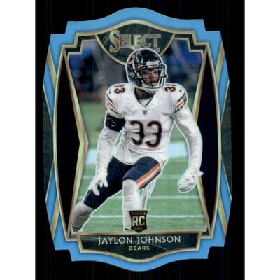 2020 Select Prizm Light Blue Die Cut #195 Jaylon Johnson
