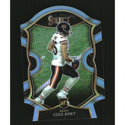 2020 Select Prizm Light Blue Die Cut #74 Cole Kmet