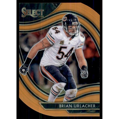 2020 Select Prizm Orange Die Cut #314 Brian Urlacher