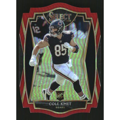 2020 Select Prizm Red Die Cut #174 Cole Kmet