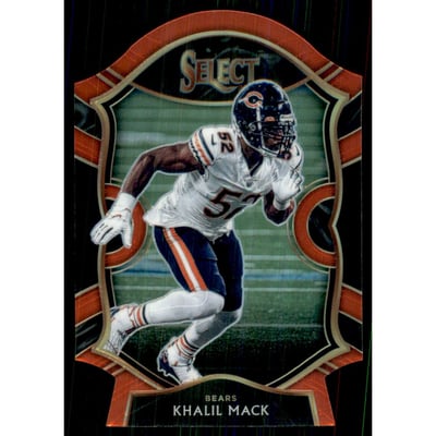 2020 Select Prizm Red Die Cut #8 Khalil Mack