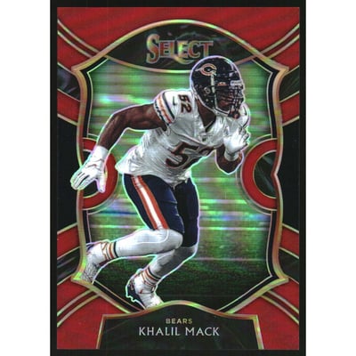 2020 Select Prizm Red #8 Khalil Mack