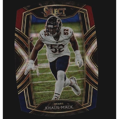2020 Select Prizm Tri Color Die Cut #208 Khalil Mack