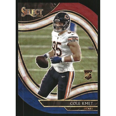 2020 Select Prizm Tri Color Die Cut #374 Cole Kmet