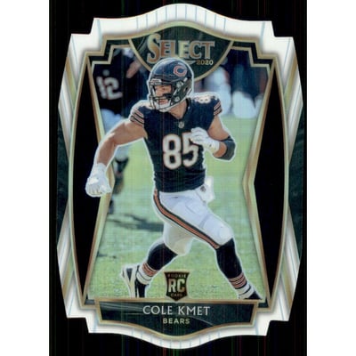 2020 Select Prizm White Die Cut #174 Cole Kmet