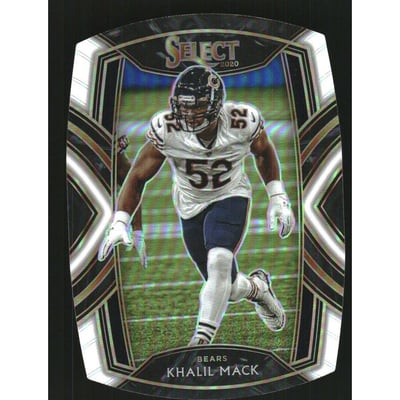 2020 Select Prizm White Die Cut #208 Khalil Mack