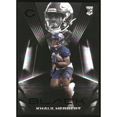 2021 Panini Black #182 Khalil Herbert RC