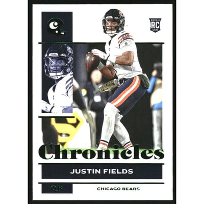 2021 Panini Chronicles Green #19 Justin Fields