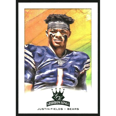 2021 Panini Chronicles Gridiron Kings Green #4 Justin Fields
