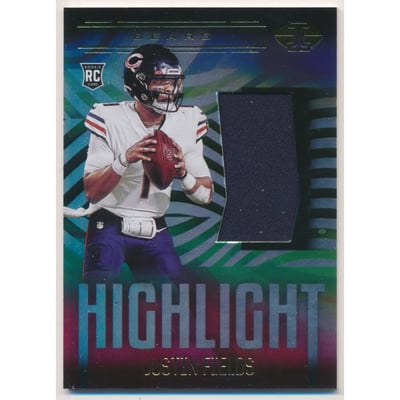 2021 Panini Illusions Highlight Swatches #9 Justin Fields
