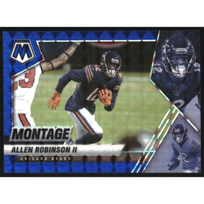 2021 Panini Mosaic Montage Mosaic Blue #24 Allen Robinson II
