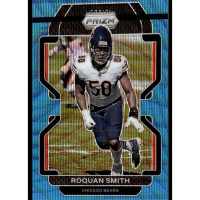 2021 Panini Prizm Prizms Blue Wave #164 Roquan Smith