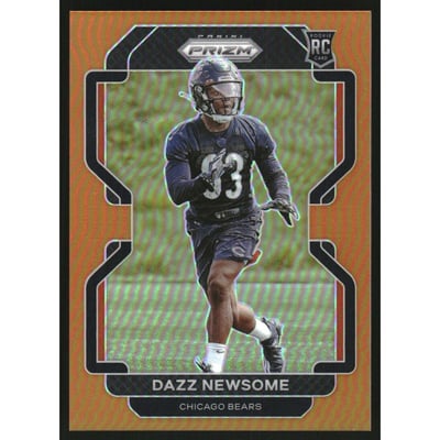 2021 Panini Prizm Prizms Orange #427 Dazz Newsome