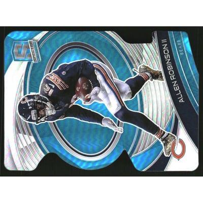 2021 Panini Spectra Neon Blue Die Cut #17 Allen Robinson II
