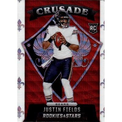 2021 Rookies and Stars Crusade Red Wave #23 Justin Fields