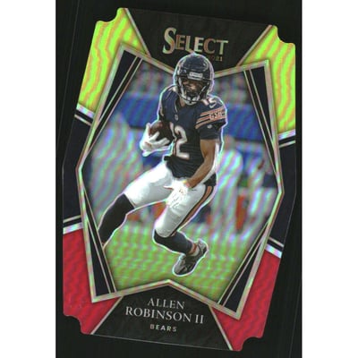 2021 Select Prizm Red and Yellow Die Cut #108 Allen Robinson II