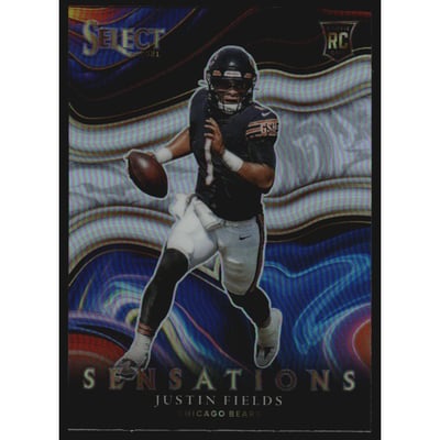 2021 Select Sensations Prizm #14 Justin Fields
