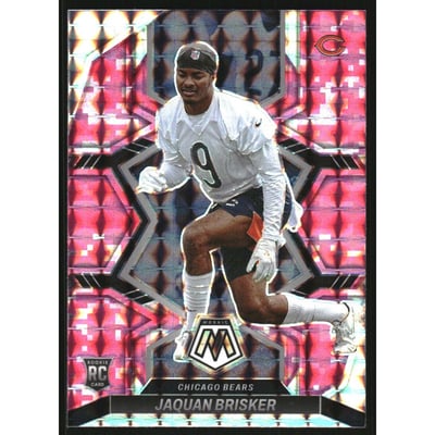 2022 Panini Mosaic Mosaic Camo Pink #390 Jaquan Brisker